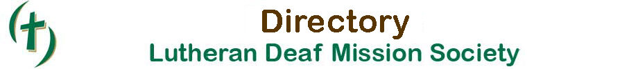 Lutheran Deaf Mission Society -- Directory