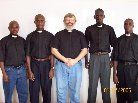 Pastor Reinke with the Vicars