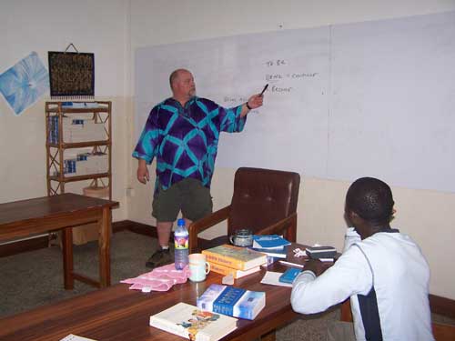Pastor Palmer Teaching