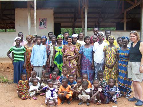 Sara and the group of students