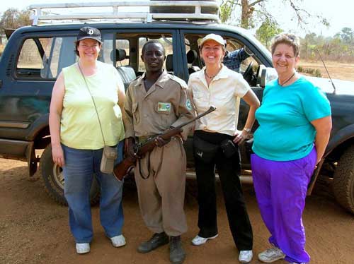 Ladies with their guide